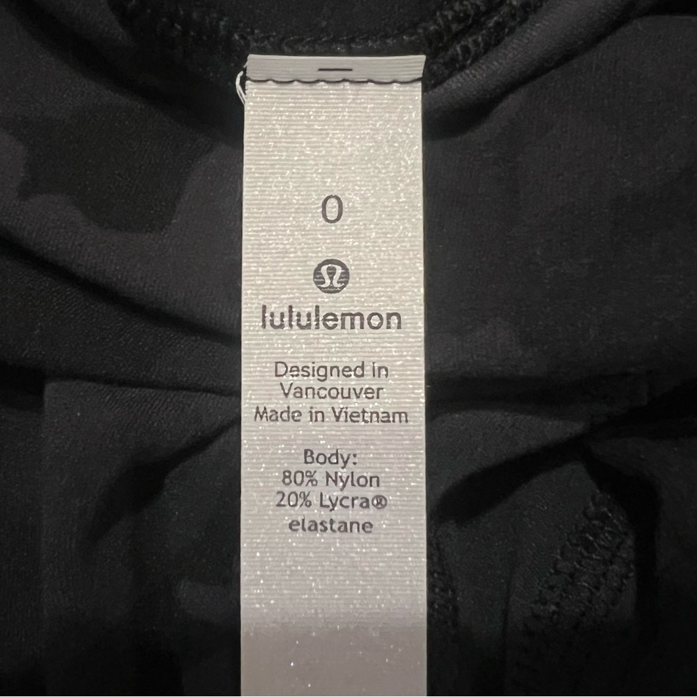 LULULEMON Align HR Crop 21" Camo Leggings Yogo Collection Activewear Size 0 NWT - Picture 9 of 12